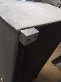 OFERTA Canapea extensibila de colt CAVELO, ambele laturi II. calitate, gri deschis