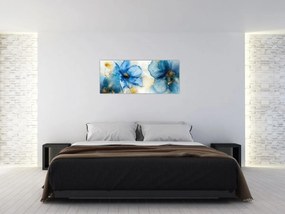 Tablou - Floral, pictură cu cerneală (120x50 cm)