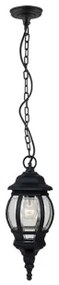 Pendul exterior 1 bec E27 James 96515P/BL