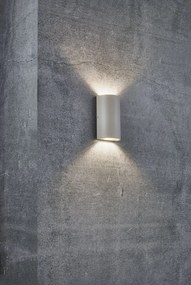 Aplica LED up/down de perete pentru iluminat exterior IP54 Rold Round bej nisip