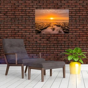 Tablou cu apus de soare (70x50 cm)