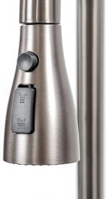 Chiuvetă multifuncțională Catania din oțel inoxidabil cu baterie digitală