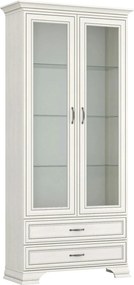 Vitrina TIFFANY II, grej, PAL laminat, 99x40x212 cm