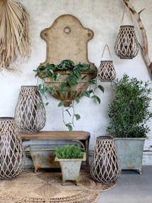 Fantana decorativa de perete, cu aspect vintage, "Old French"