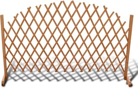 vidaXL Gard cu zăbrele, 180 x 100 cm, lemn masiv
