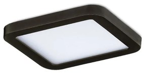Spot LED pentru baie incastrat IP44 Slim 9 square 3000K negru