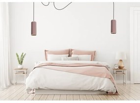 Lustr AVALO 2xE27/60W/230V, cablu, roz/maro, model păianjen