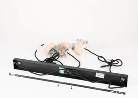 Brilagi - Pendul pe cablu BASKLITE 3xE27/15W/230V lemn de cauciuc/negru