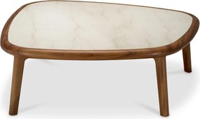 Masuta de cafea LUX, Marmura, Lemn, Wilma