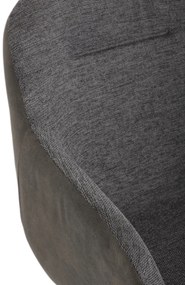 Set de scaune de sufragerie cu mecanism deîntoarcere DCH-Y1143 GREY2, 2 buc.