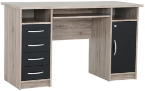 Masă PC Waldo (Stejar sanremo + Negru). 1101304