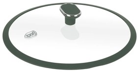Tigaie wok antiaderenta cu titan 28 cm Green Matte Collection Berlinger Haus BH 8159