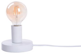 Veioza, lampa de masa design industrial Bowie alb 6570 RX