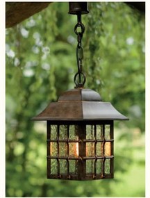 Pendul iluminat exterior din fier forjat, HL 2586