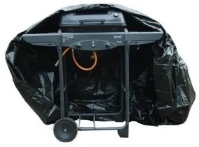 Husa protectie gratar gradina, dreptunghiular, impermeabila, neagra, 173/240x61x125 cm