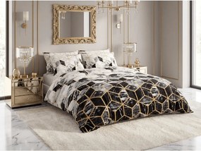 Lenjerie de pat policoton ATHENA POLY negru Dimensiune lenjerie de pat: 70 x 90 cm | 140 x 200 cm