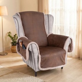 decoDoma Cuverturi de lux cu BLĂNIŢĂ fotoliu - şezut 57 cm