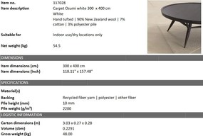 Covor design LUX tesut manual Osumi 300x400cm