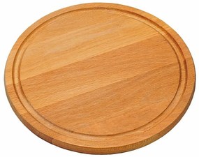 Kesper 85442 Tăviță de servire din lemn de fag,diametru 25 cm