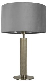 Veioza/Lampa de masa design decorativ London argintiu/gri