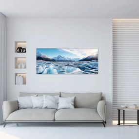 Tablou - Formațiuni glaciare (120x50 cm)