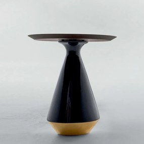 Masuta Living design LUX din ceramica si lemn Amira, 45cm