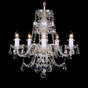 Lustra cu 5 brate, cristal Bohemia L11 009/05/1-A; lip.