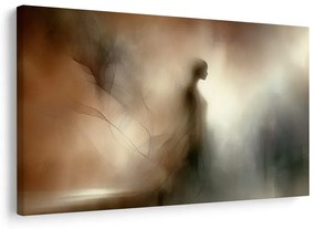 Tablou siluetă misterioasă în ceață