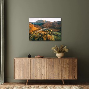 Tablou cu pod în valea din Scoția (70x50 cm)