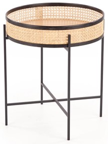 Masuta de cafea Rattan Natural, LANIPA 50x55 cm