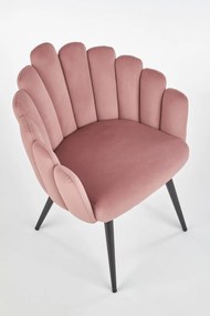 Scaun K410 velvet roz