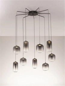 Lustra cu 9 pendule LED design modern AELIA