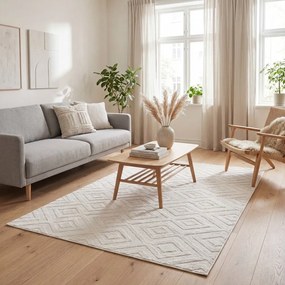 Covor crem 160x230 cm Estilo – Universal