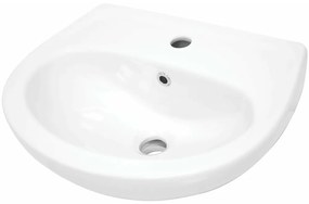 Lavoar ceramica Deante Jasmin alb 36,4x45,7 cm