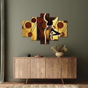 Tablou cu pictură artistică străveche (150x105 cm)