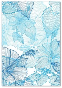 Tablou din Sticlă flori Hawaii
