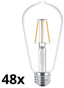 SET 48x bec LED VINTAGE ST64 E27/4,3W/230V 2700K