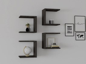 Set 4buc. rafturi Donete (antracit) . 1095818