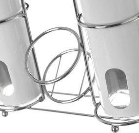 Recipiente pentru ulei și oțet cu suport 4 buc. – Casa Selección