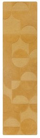 Covor galben ocru tip traversă din lână 60x230 cm Gigi – Flair Rugs