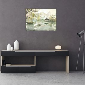 Tablou - Lac Chinezesc (70x50 cm)