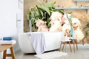 Fototapet autoadeziv buchet romantic