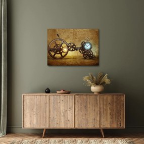 Tablou cu aparatele istorice ale ceasurilor (70x50 cm)