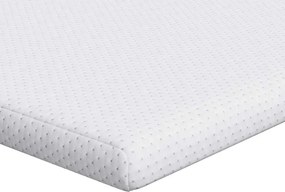 vidaXL Suport pentru saltea Alb 90 x 190 cm Material jacquard