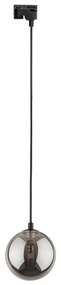 Lustră pe cablu pentru sistem de șină TRACER 1xG9/8W/230V negru/negru fumuriu