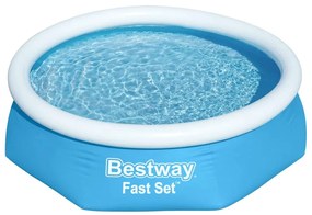 Bestway piscină gonflabilă fast set, 244x66 cm, rotundă, 57265