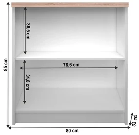Dulap TOPTY tip 16, alb