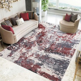 Covor Modern Living, Dormitor Dreptunghiular Milano 0566B Roz (Alege dimensiunea: 100 x 200)