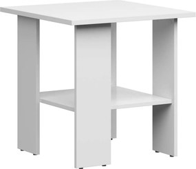 Masuta NEPO PLUS, alb, PAL laminat, 55x55 cm