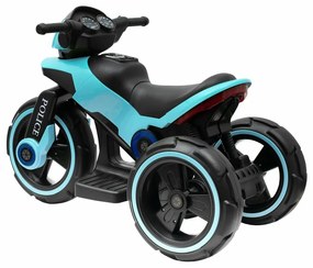 Motocicletă electrică pentru copii Baby Mix Policealbastră, 100 x 50 x 61 cm
